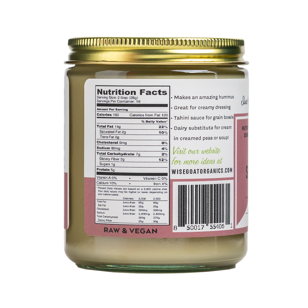 Raw Organic Stone-ground Tahini - Image 2