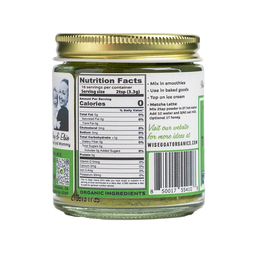 Turkey Tail Mint Matcha Superfood Powder - Image 3