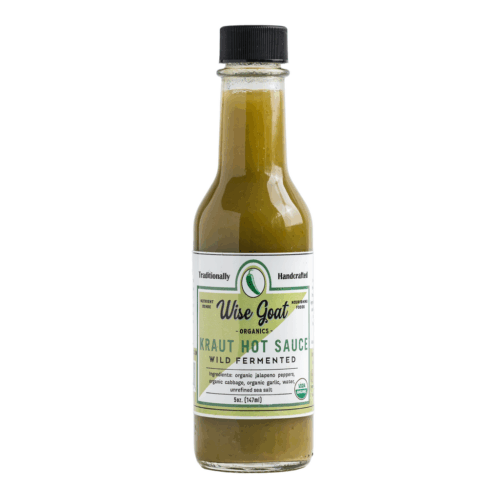 IMAGE OF GREEN SAUERKRAUT HOT SAUCE